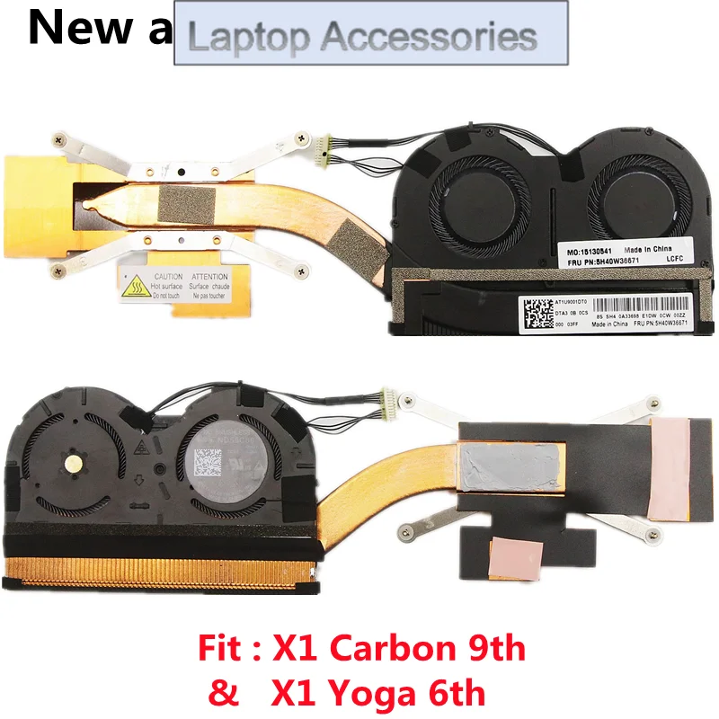 

Новый оригинальный вентилятор охлаждения процессора, радиатор для ноутбука Lenovo ThinkPad X1 Carbon 9th X1 Yoga 6-го поколения 2021, 5H40W36671 5H40W36672