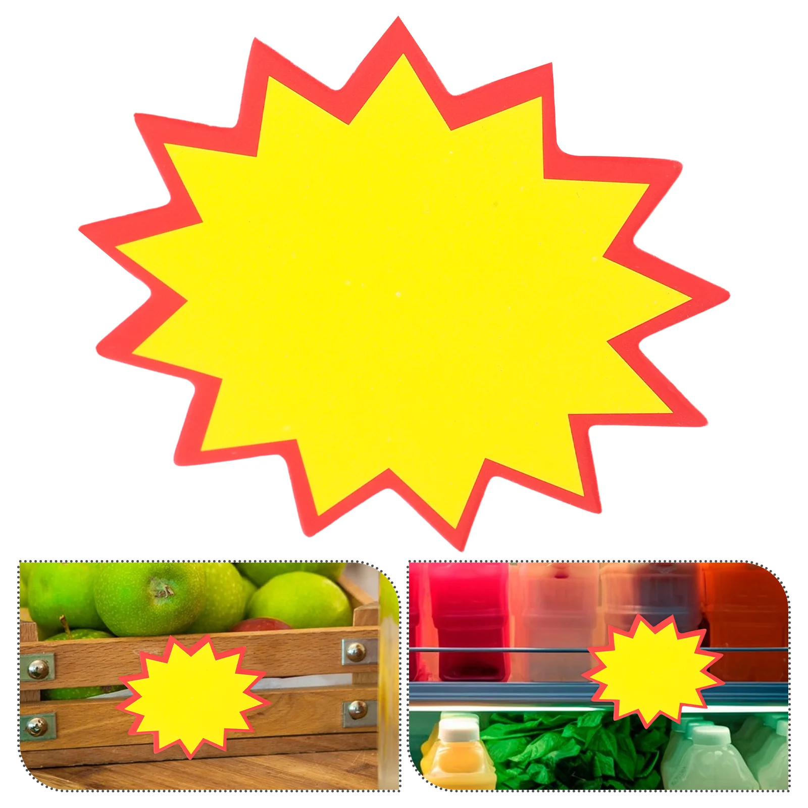 100 個の価格ラベルタグ店舗小売販売看板スーパーマーケットディスプレイ空白ラベルショッピングモール広告タグ