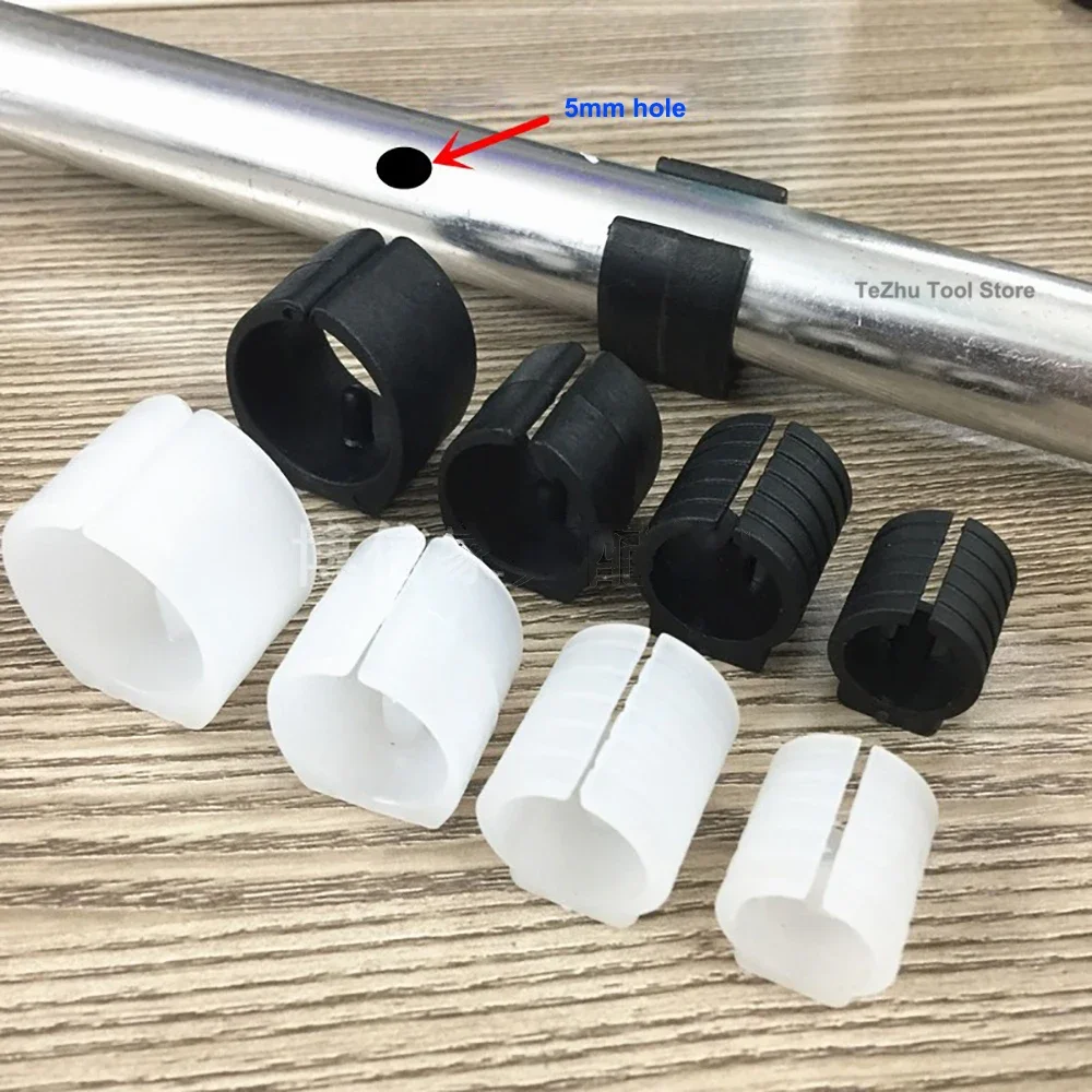 

Non-Slip U-type Tube Mat Steel Pipe Clamp Chair Feet Wrap Pads Plastic Office Chair Leg Pads Covers Floor Protectors Tube Clamps