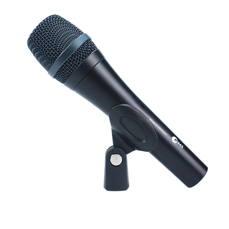 Wired Dynamic Microphone E945 Super-Cardioid Vocal Handheld for Live Vocals Karaoke Mic for Home Entertainment Office Meeting