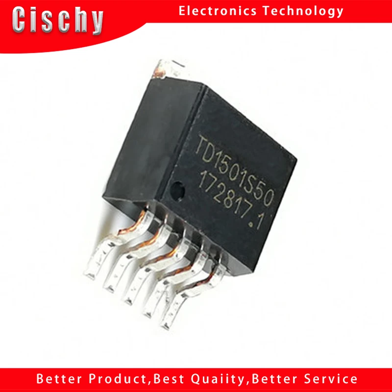 10pcs/lot TD1501S50 TD1501 1501 TO-263-5 PWM Step-Down DC-DC Converter ICs In Stock