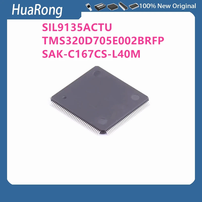 

2 шт./лот SIL9135ACTU SII9135ACTU SIL9135 TMS320D705E002BRFP TMS320D705 SAK-C167CS-L40M QFP144