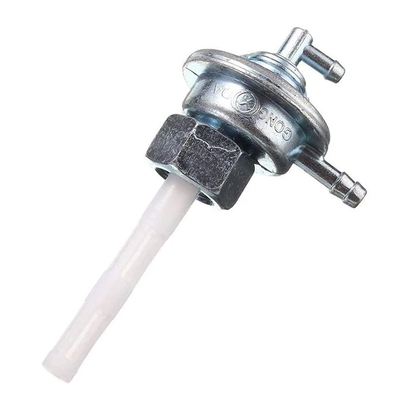 Aluminum Motorcycle Gas Fuel Petcock Tap Valve Switch Pump Tap Thread Accessories For GY6 50 125 150cc Scooter Moped ATV