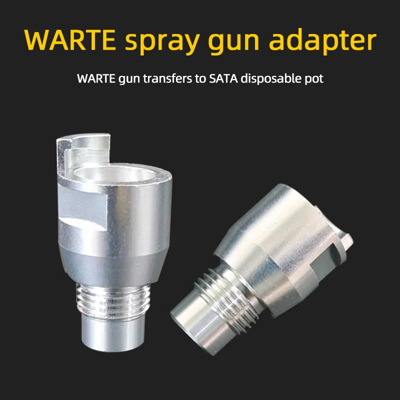 Warte Spray Gun Uses Sata No-wash Gun Cup Adapter Paint Spray Gun Uses Disposable Gun Cup Converter Head