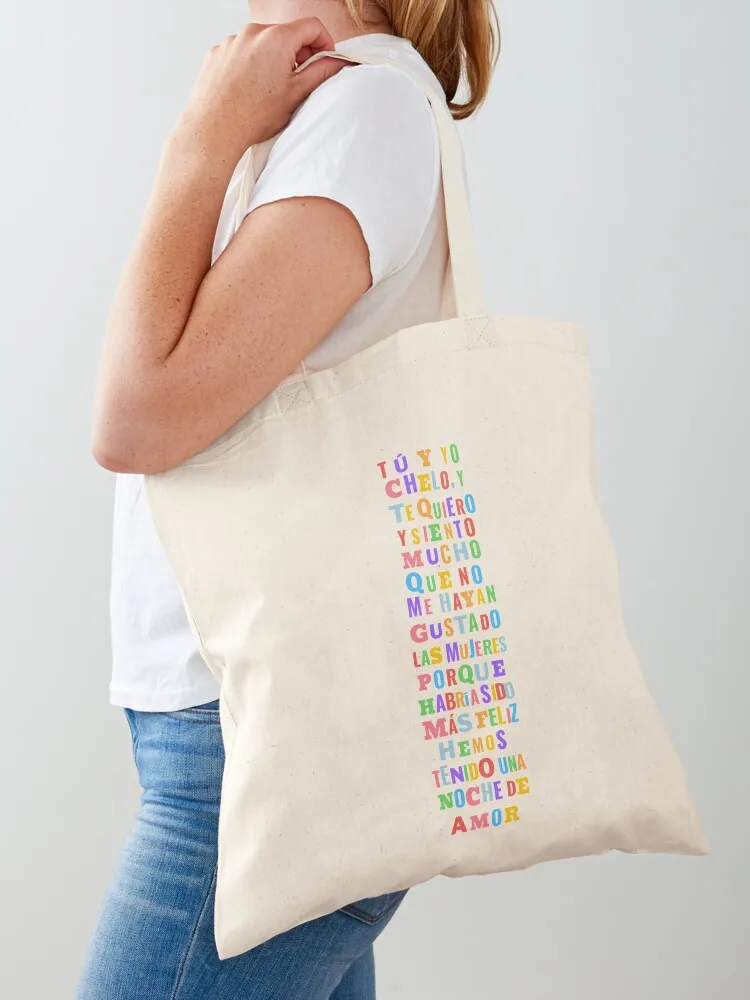 you and me cello FULL SENTENCE Tote Bag Women bags custom canvas bag hand bag Canvas Tote