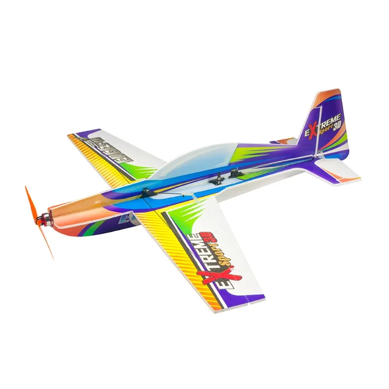 

New 3D Flying Foam PP RC Airplane Xtreme Sports Airplane Model E27 710mmEDGE Wingspan Kit Hobby Toy Lightest Indoor Outside Diy