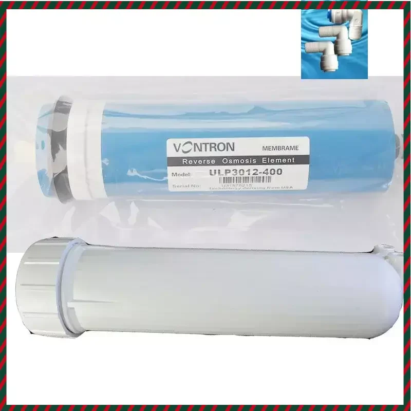 400 Gpd Vontron RO Membrane 3012-400 + RO Membrane Shell Reverse Osmosis Water Filtration System Cleaning Machine