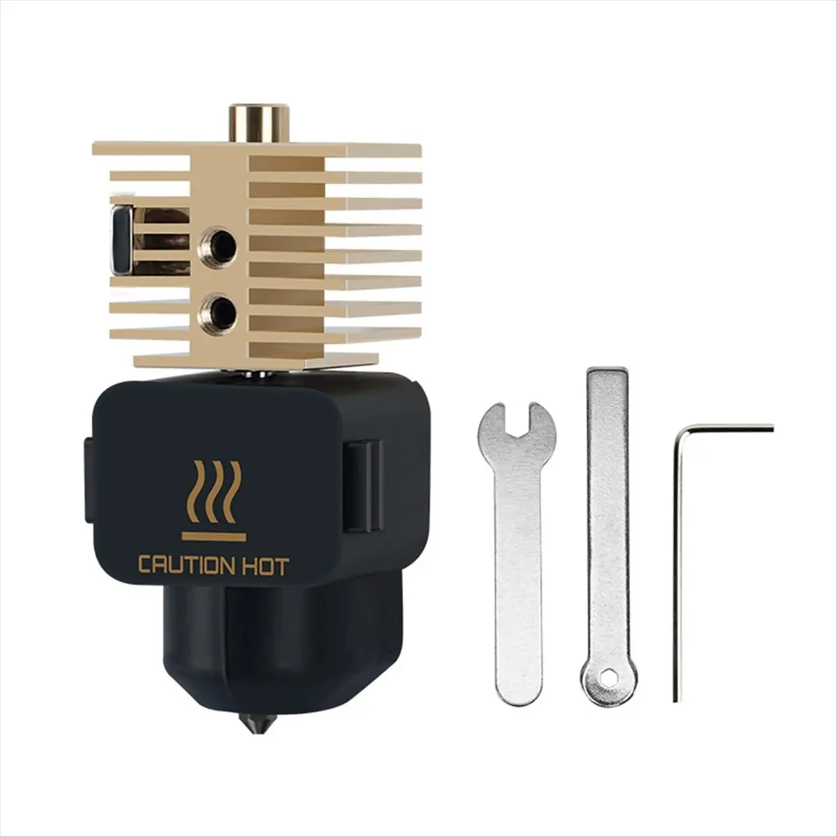 Upgraded Hotend Kit for A1/A1 Mini Hardened Steel Nozzle, Brass Heat Sink, Enhanced 3D Printer Performance-BCBW