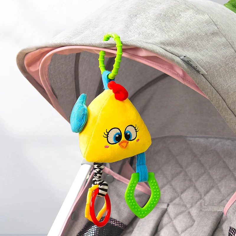 Baby Toys for 0 3 6 12 Months Rainbow Activity Plush Animal Stroller Hanging Toy for Baby Car Seat Crib Travel Sensory Baby Toys