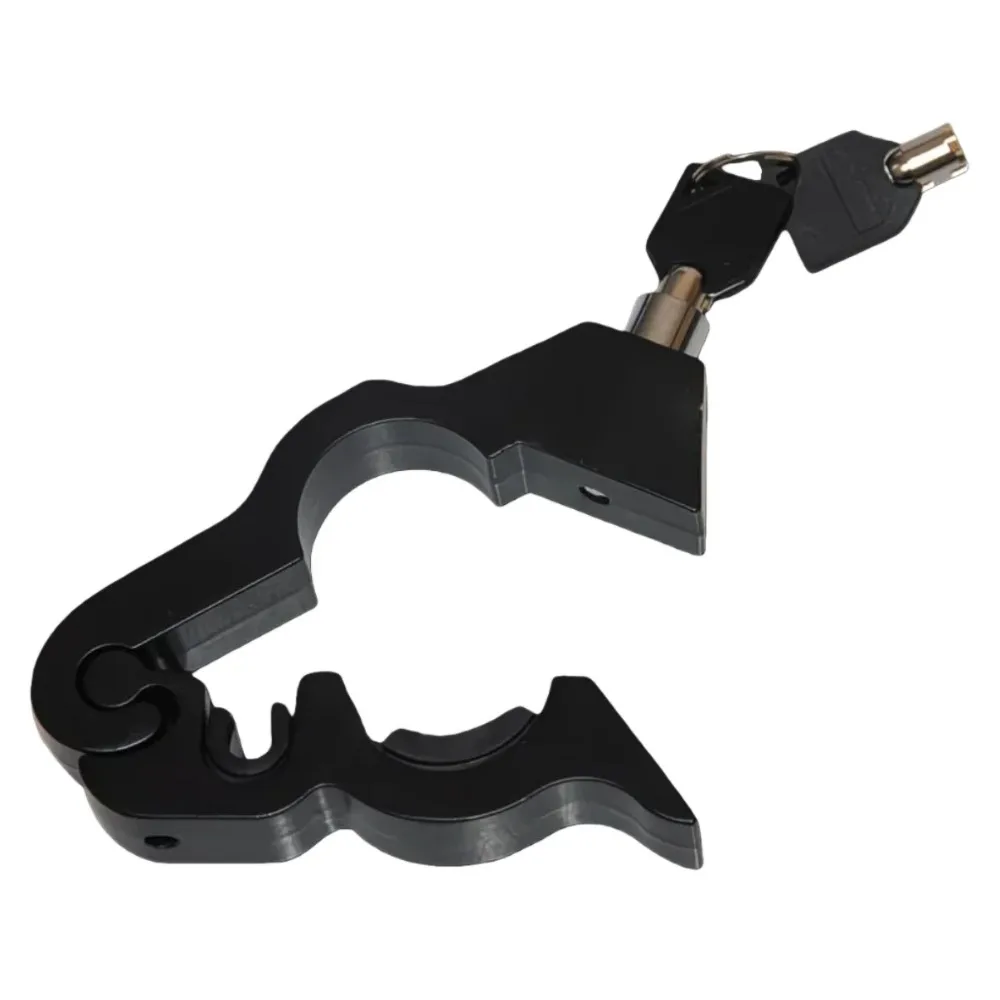 Universal Aluminum Alloy Motorcycle/Bicycle Handlebar Lock - Heavy Duty Anti-Theft for ATV/Dirt/Street Bikes, Tool-Free Install image 6