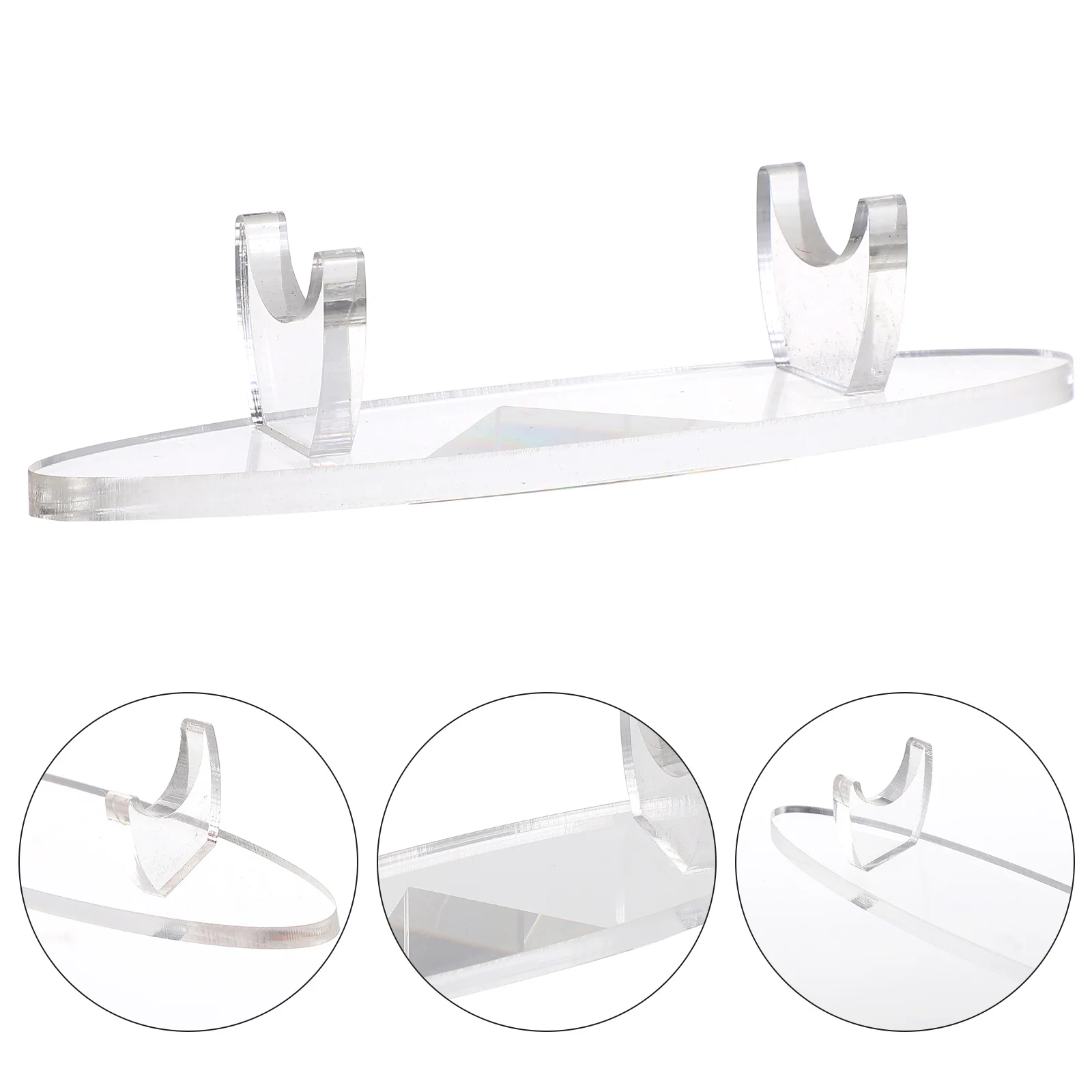 

Single Pen Display Acrylic Holder Work Desk Eyebrow Penholder Pencil Kraft Paper