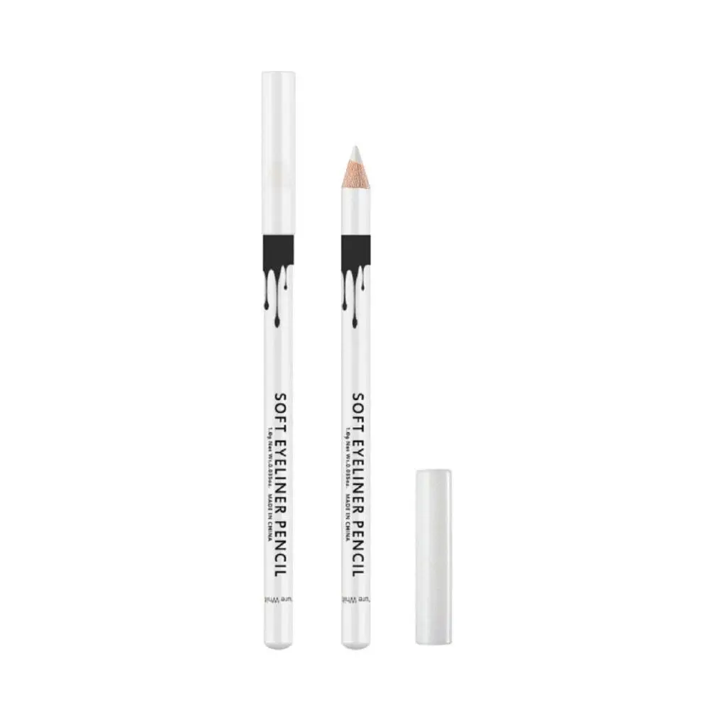 1PC ใหม่สีขาวอายไลเนอร์แต่งหน้า Lasting Smooth ง่ายกันน้ําแต่งหน้า Brightener ดินสอเครื่องมือ Liner สวมใส่ตาแฟชั่น O1M4