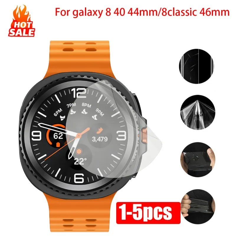 1–5 Stück Hydrogel-Schutzfolie für Samsung Galaxy Watch 8 Classic 46 mm HD-Displayschutzfolie für Galaxy Watch 8 40 mm 44 mm