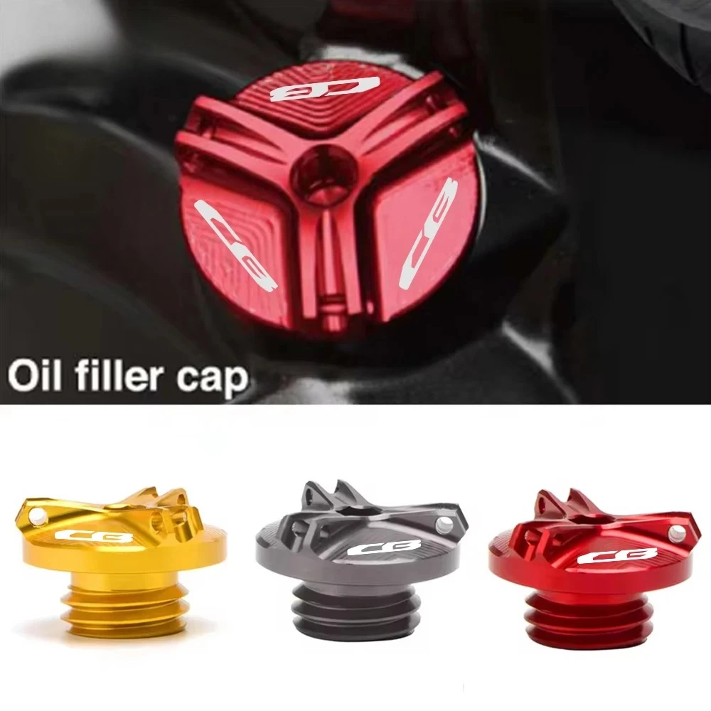 For Honda CB650R CB400 CB500X F CB300R CB190R CB650F CB1000R Motorcycle Oil Filler Cap Plug Cover