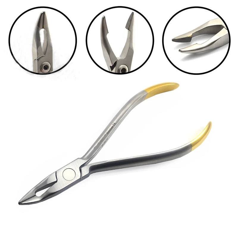 Weingart Pliers Dental Stainless Steel Orthodontic Pliers with Weingart Plier Tip Dental Arch Bending Forceps Dental Lab Tool