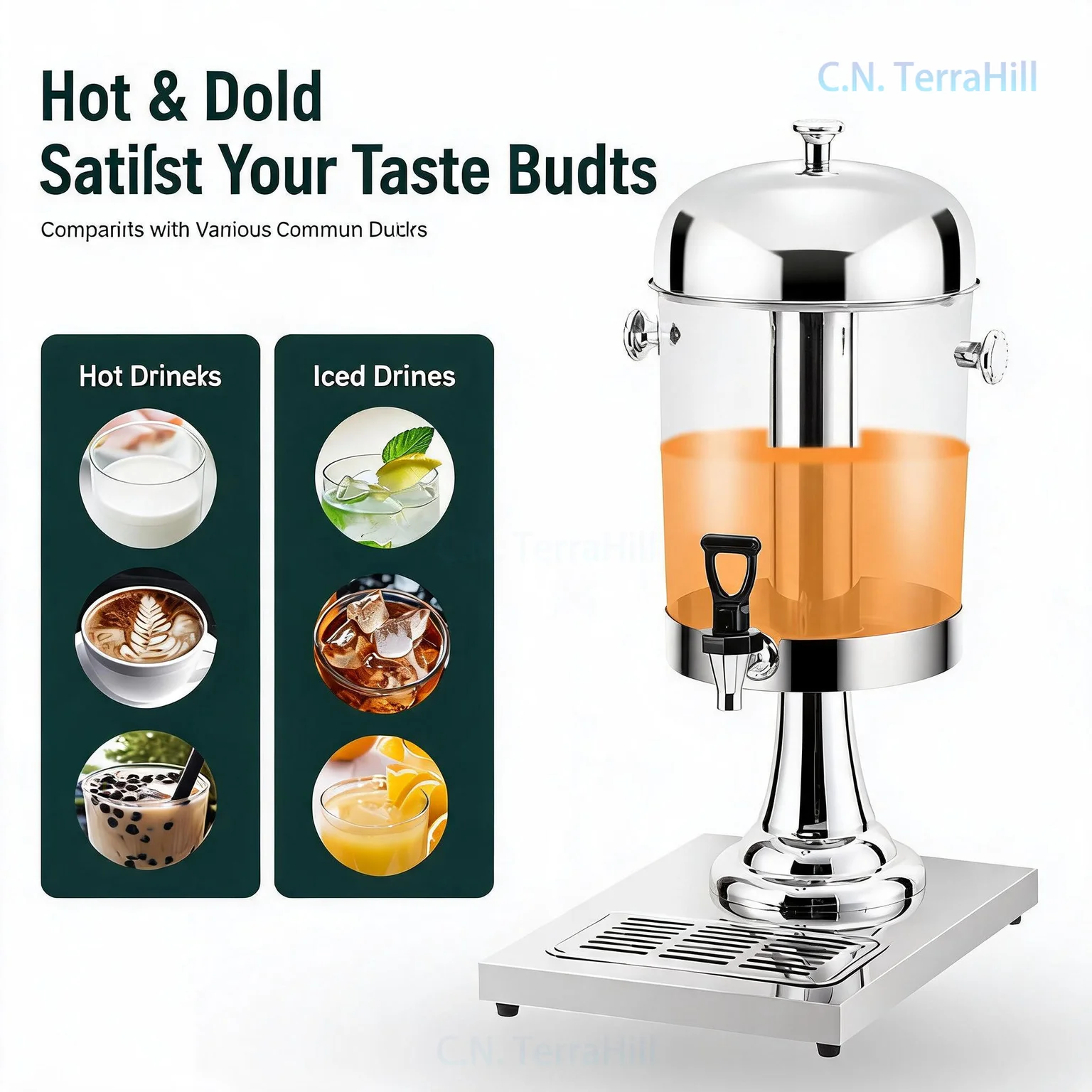 Large Capacity Juice Dispenser - огляд і ціна Coffee Tea Urn