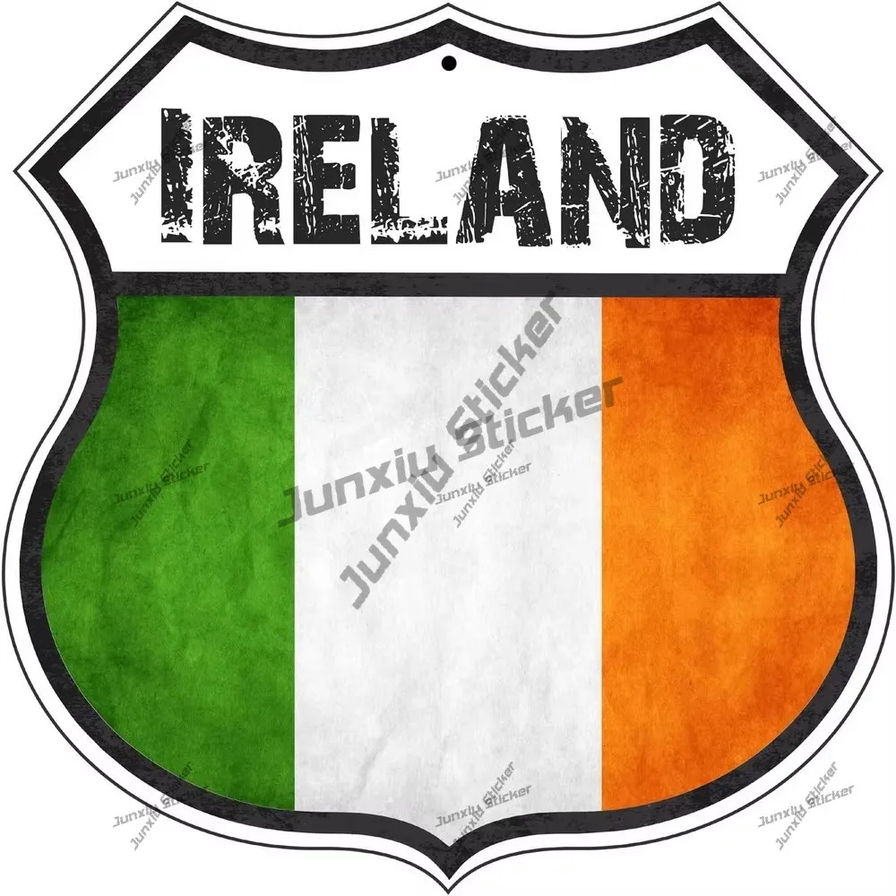 

Ireland Coat Of Arms Flag Sign Car Sticker Royal Irish Shield County Kilkenny Cork Cavan Carlow Pvc Decals Accessories Decor