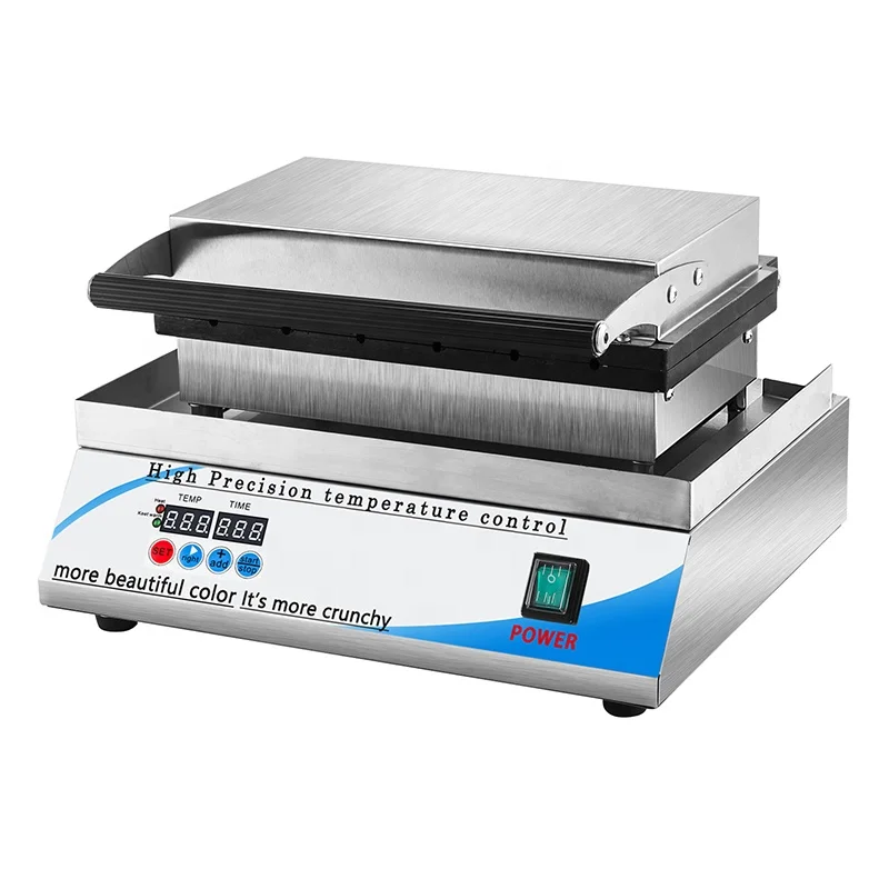 Digital Temperature Control Tartlet Tart Press Machine Cheese Pie Making Snack Equipment Panini Pancake Pineapple Tart Making