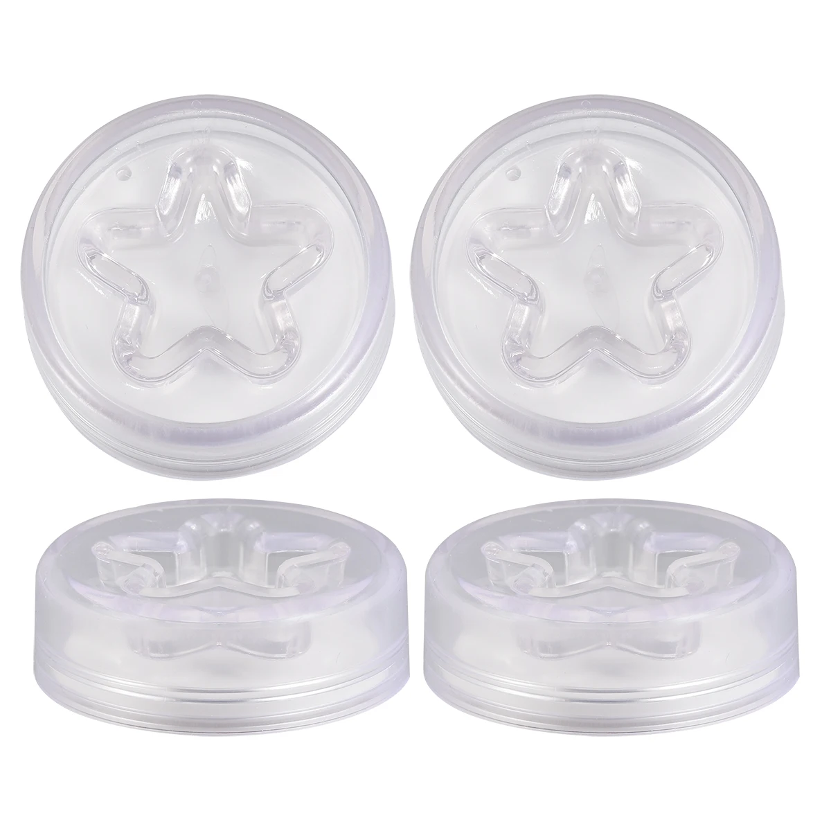 

8pcs Door Stopper Bumper Self-Adhesive Wall Protector Door Knob Anti-Collision Cushion Table Corner Refrigerator Cabinet