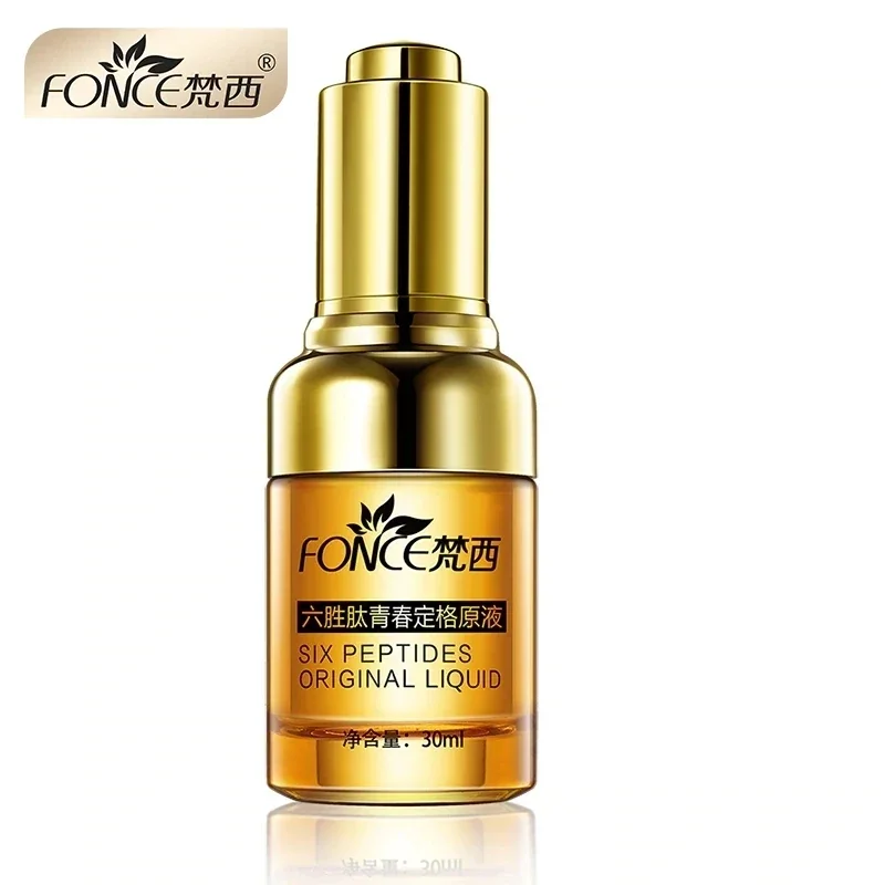 

Корейская сыворотка для лица против морщин, антивозрастная, лифтинг-эффект, для упругости кожи, для 25-55 лет, с шестью пептидами, 30 мл