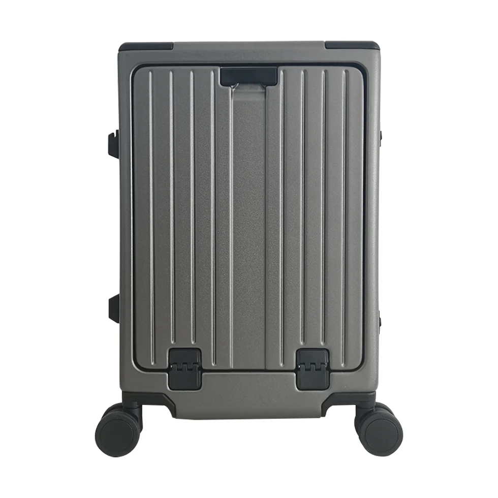 Custom Services ABS Durable Suitcase Aluminium Cabin Trolley Case 4 Wheels Luxury Luggage