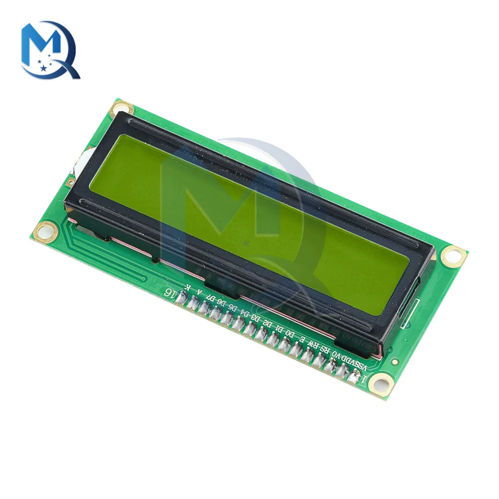 1602 Lcd-scherm Module LCD1602 Display Blauw/Geel 5V I2C Interface Adapter Board Met Backlight Scherm Module Voor arduino