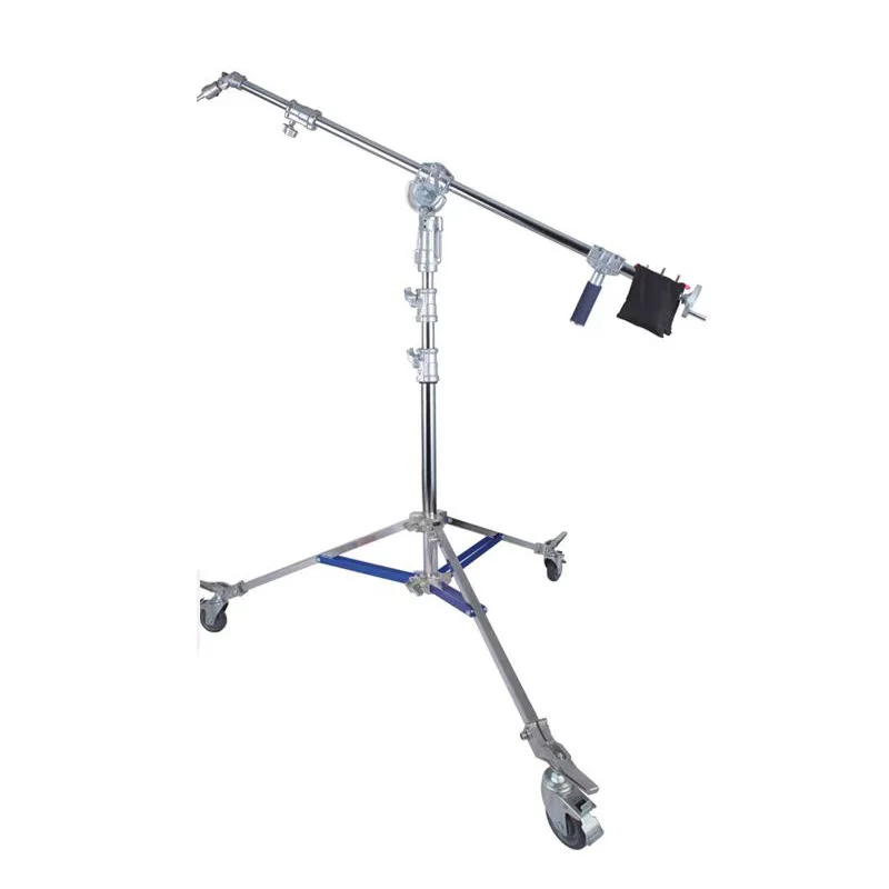 Double usage renforcé avec support de bras diagonal studio diffusion en direct entièrement en métal