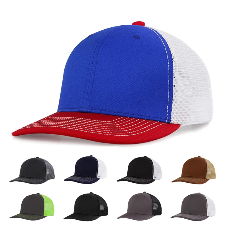 High Quality Summer Unisex Sports Caps Gorras Personal Embroidered Logo Mesh Cap Custom Trucker Hats