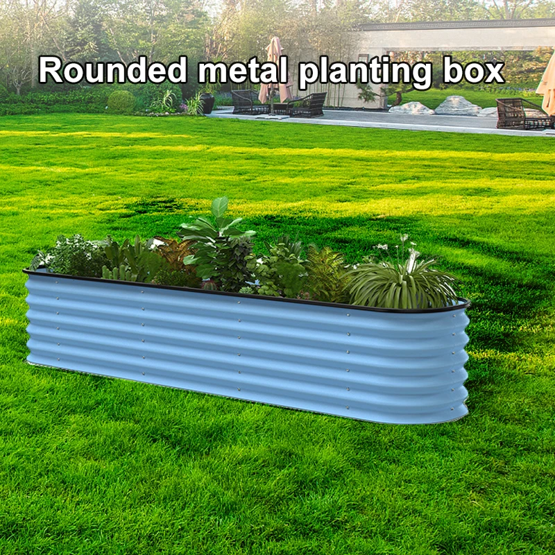 

Garden Planting Box Vegetable Field Metal Planting Bed Vegetable Bed Planting Box Garden Home Courtyard Planting Decoration Pots
