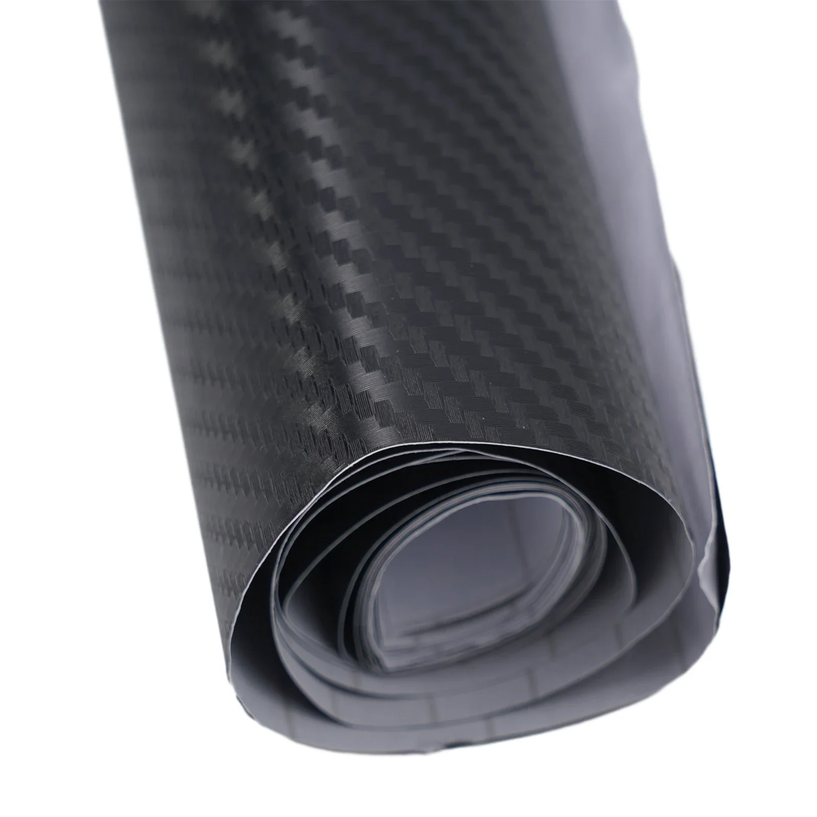 Black Car Sticker Decals Fender Foil Inner Replacement Waterproof Wrap 3D Carbon Fiber Style Useful Accessories