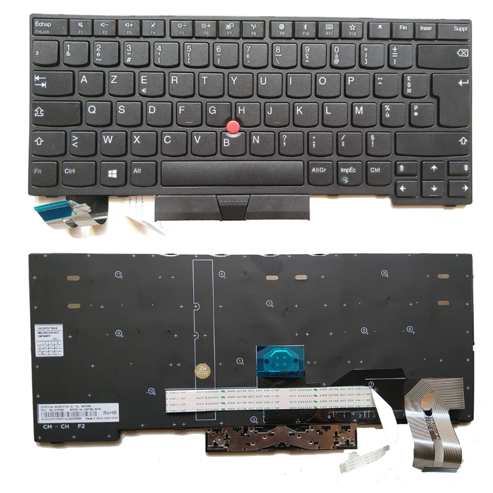 New US French Russian Backlit Keyboard For Lenovo Thinkpad E480
