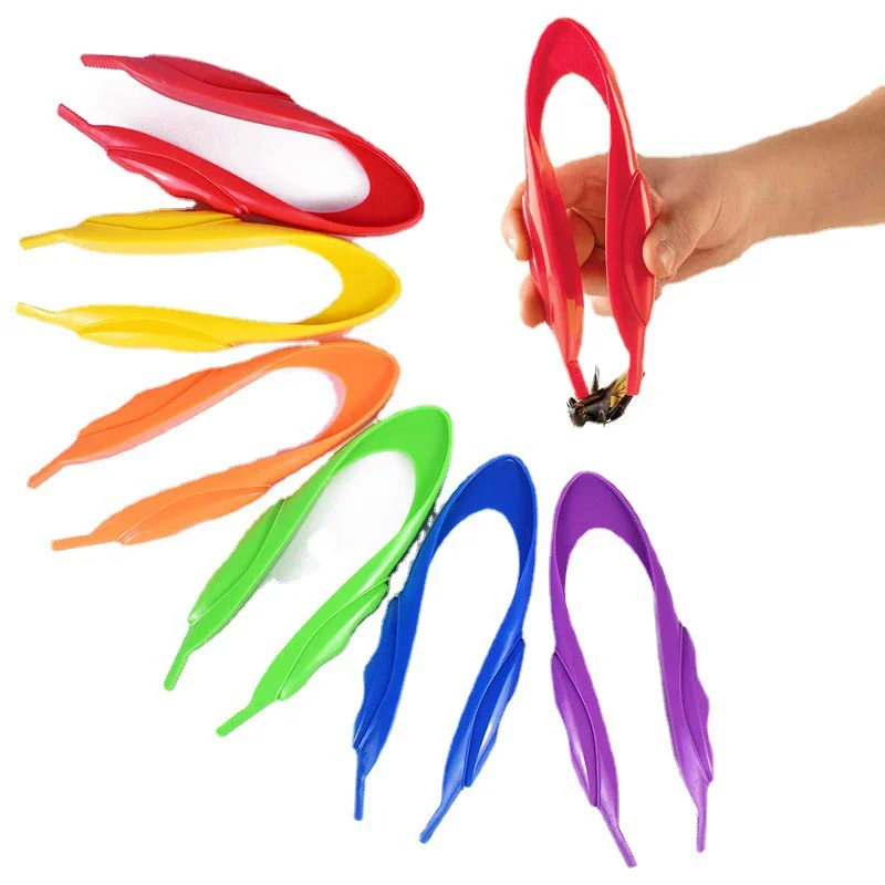 Children Plastic Tweezers Sorting Counting Preschool Science Homeschool Toddler Fine Motor Skill Biology Kids Educational