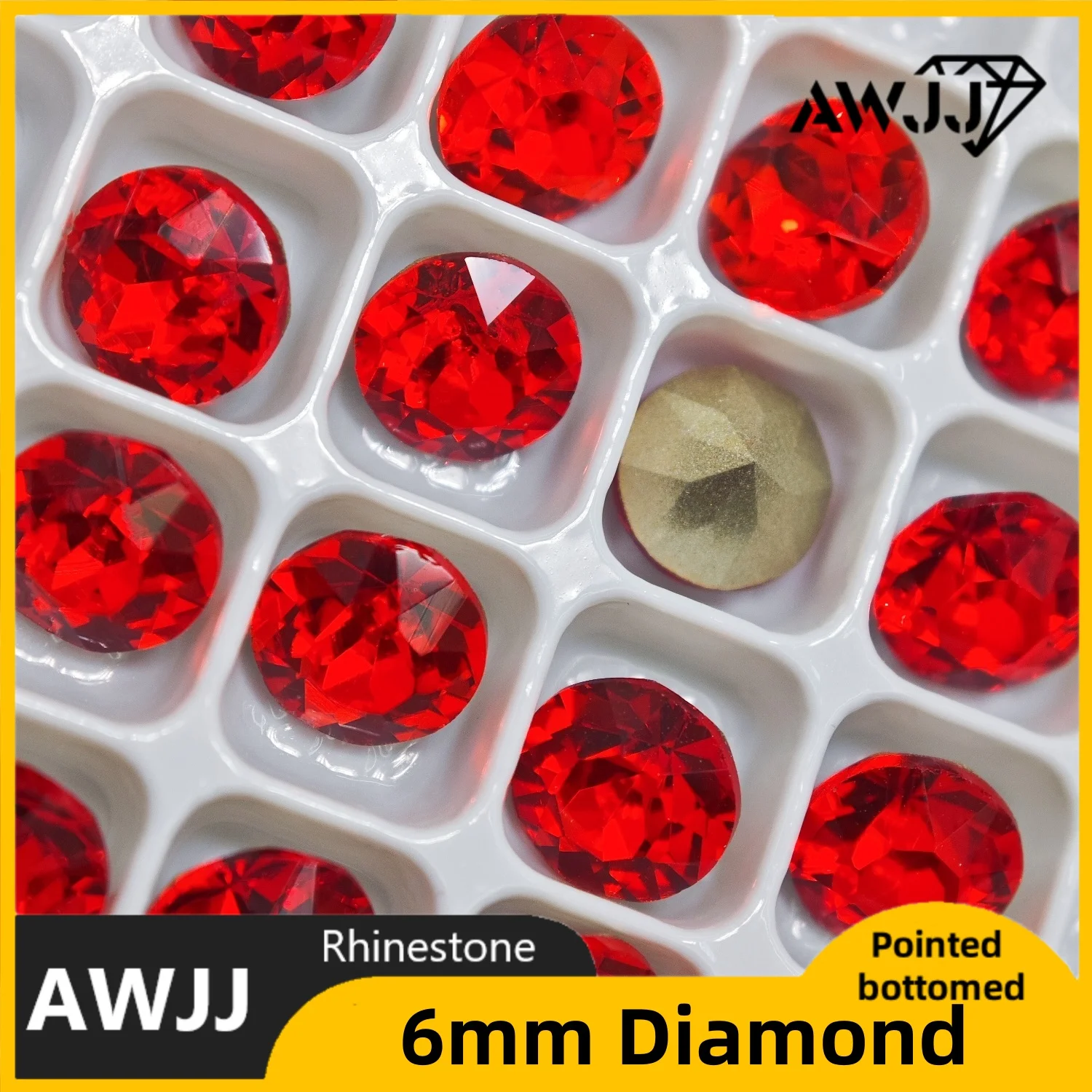 Red Color Drop Heart Butterfly Shaped Pointed bottomed Decoration Gems Used for earrings necklaces Nail Jewelry accessory