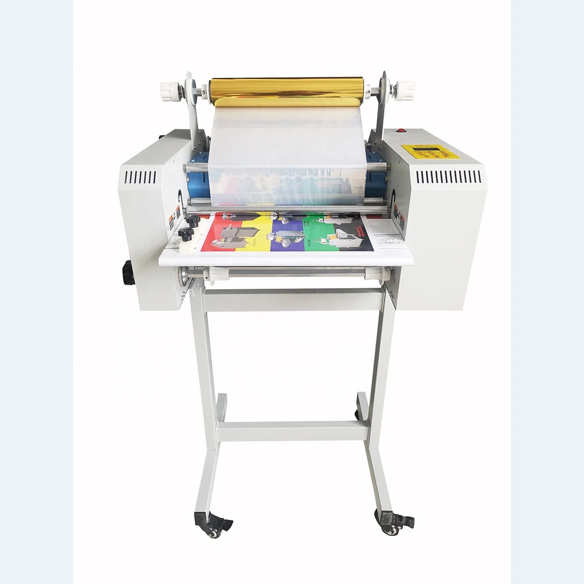 GF-360 Digital Heated Roll Laminator Machine Multifunction 3-in-1 A4/A3 Pouch Laminator With Hot Foil Sleek For Office Use
