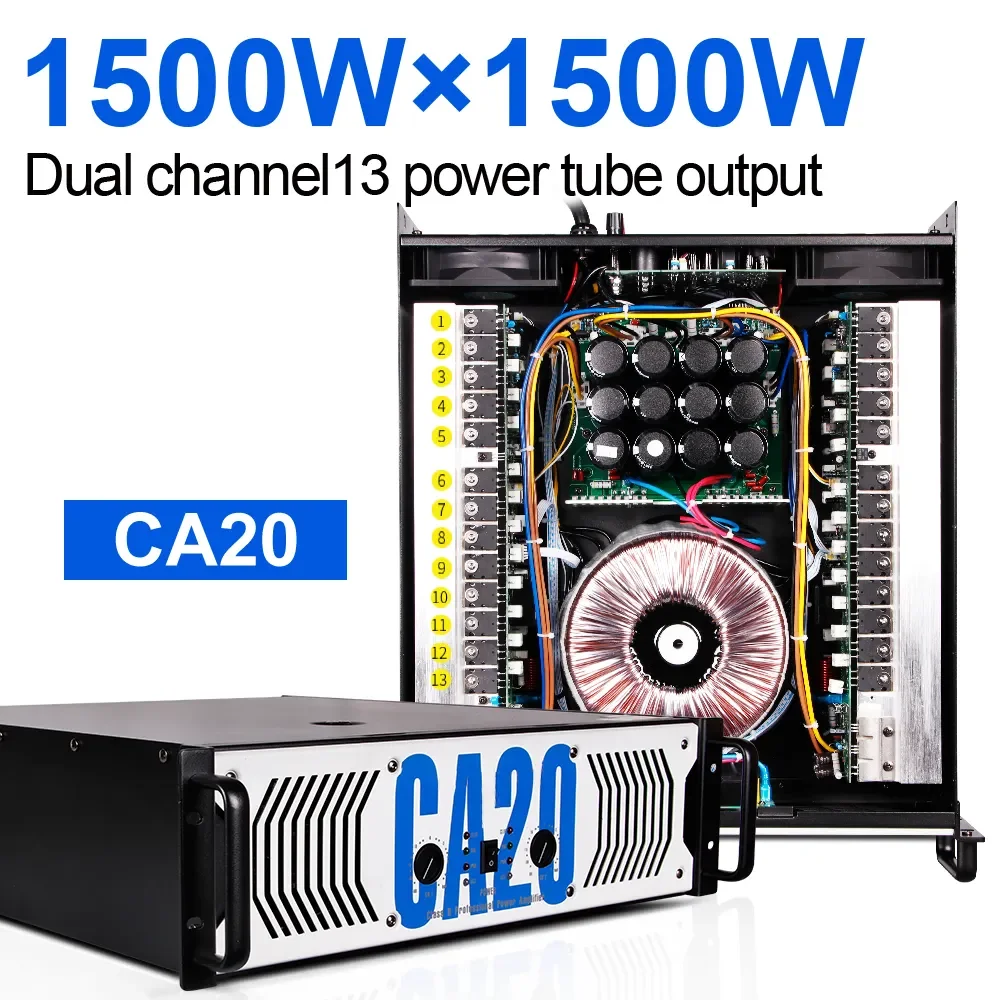 L210 10-Inch Dual 1500W 2-Channel Waterproof Portable Metal Speakers System for Large Stage Shows