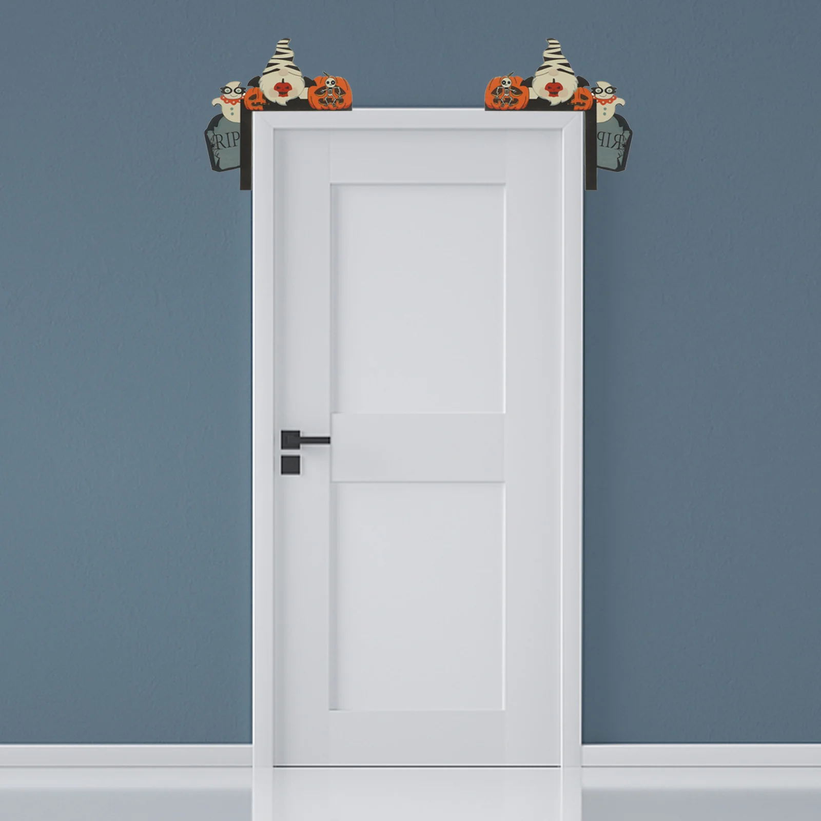 

1Set Halloween Wooden Door Corner Sign Interesting Ornament Home Supplies Decoration Halloween Door Corner Sign