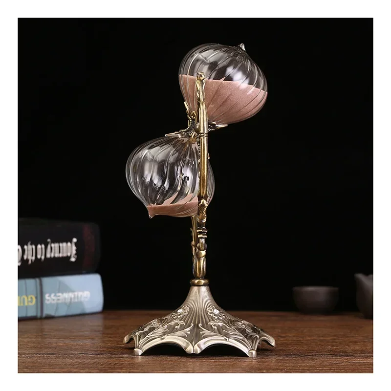 30/60Min Metal Retro Hourglass Home Desktop Decor Sand Clock Kitchen Timer Sandy Clocks Gift Girlfriend Wedding Birthday Gifts