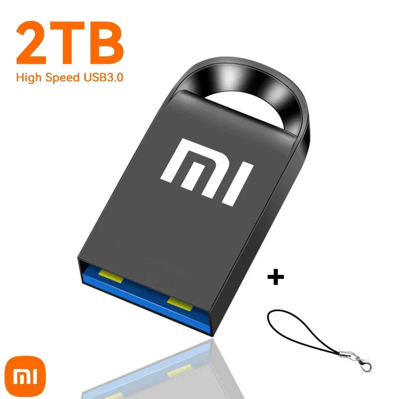 Xiaomi-Mini Pen Drive USB 3,0 de 2TB, transmisión de alta velocidad, 1TB, 512GB, unidad Flash de Metal, almacenamiento de Memoria portátil