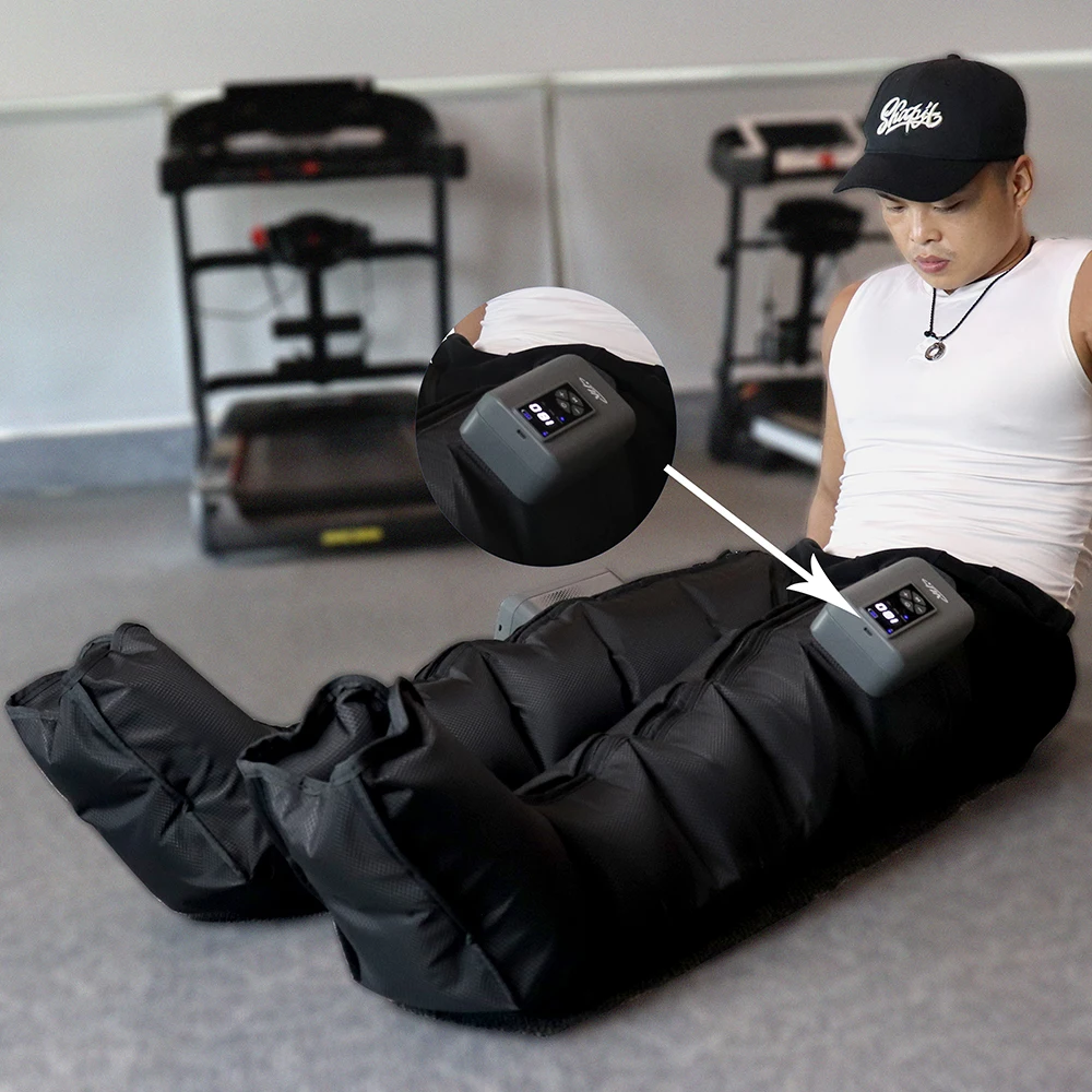 2024 New Rechargeable 6-Chamber DVT Portable Leg Massager for Post-Exercise Recovery and Enhancing Overall Leg Well-Being IPC06B