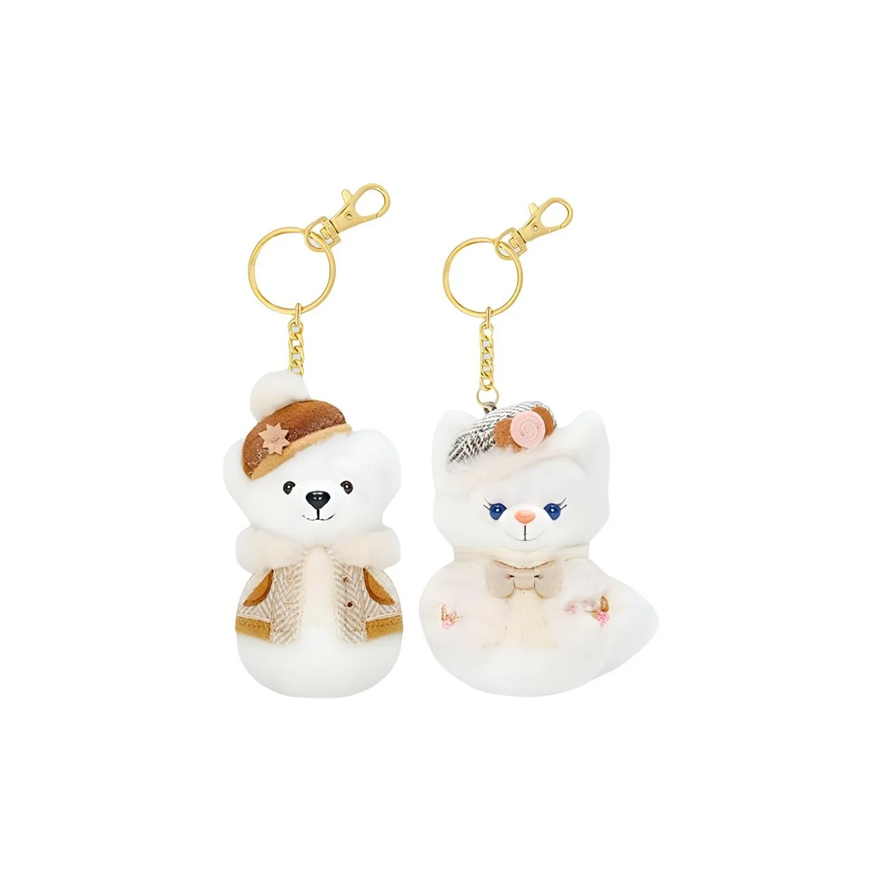 Disney 2024 Dafelingna Beier Plush Toy Key Ring Cute Dolls Plush Charm 8.5cm H8.5cm Shanghai Disney 140Q125S029