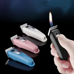 Metal Portable Inflatable Lighter Lever Labor-saving Open Flame Igniter Mini Cigarette Accessories Suitable For GiftingToFriends