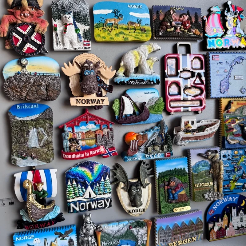 Norway Fridge Magnet Briksdal Tromso Arctic Aurora Norge Corsair Oslo Gillangere Fjord Fudong Nuus Fjord Beitostolen Bergen