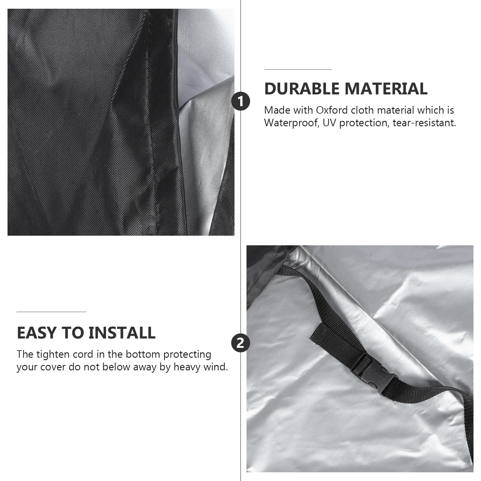 

Oxford Cloth Lawn Mower Cover Waterproof Uv Protection Foldable Thickened Durable Outdoor Machine Protector Push Mower