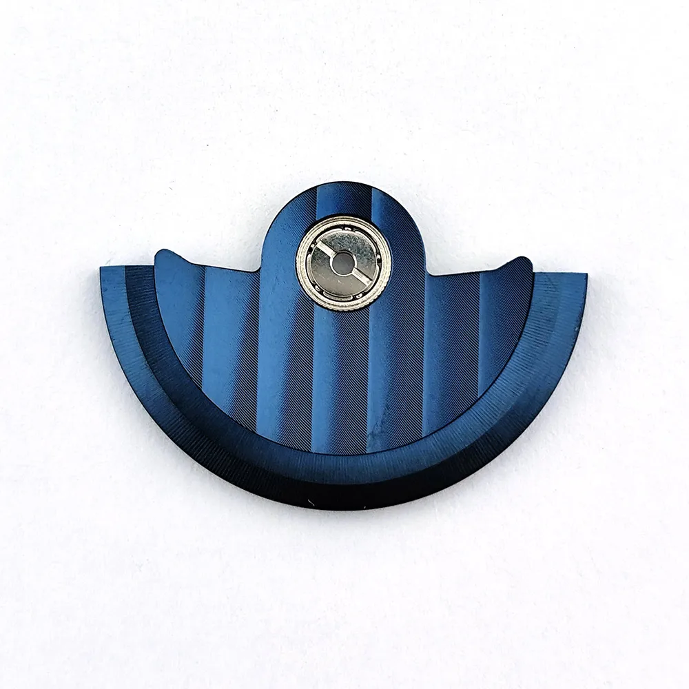 Oszillierendes Gewicht für NH35 NH36 NH38 4R Uhrwerk, Metallrotoren, kompatible Ersatzteile, schwarze, blaue und roségoldene Rotoren – Detail 13
