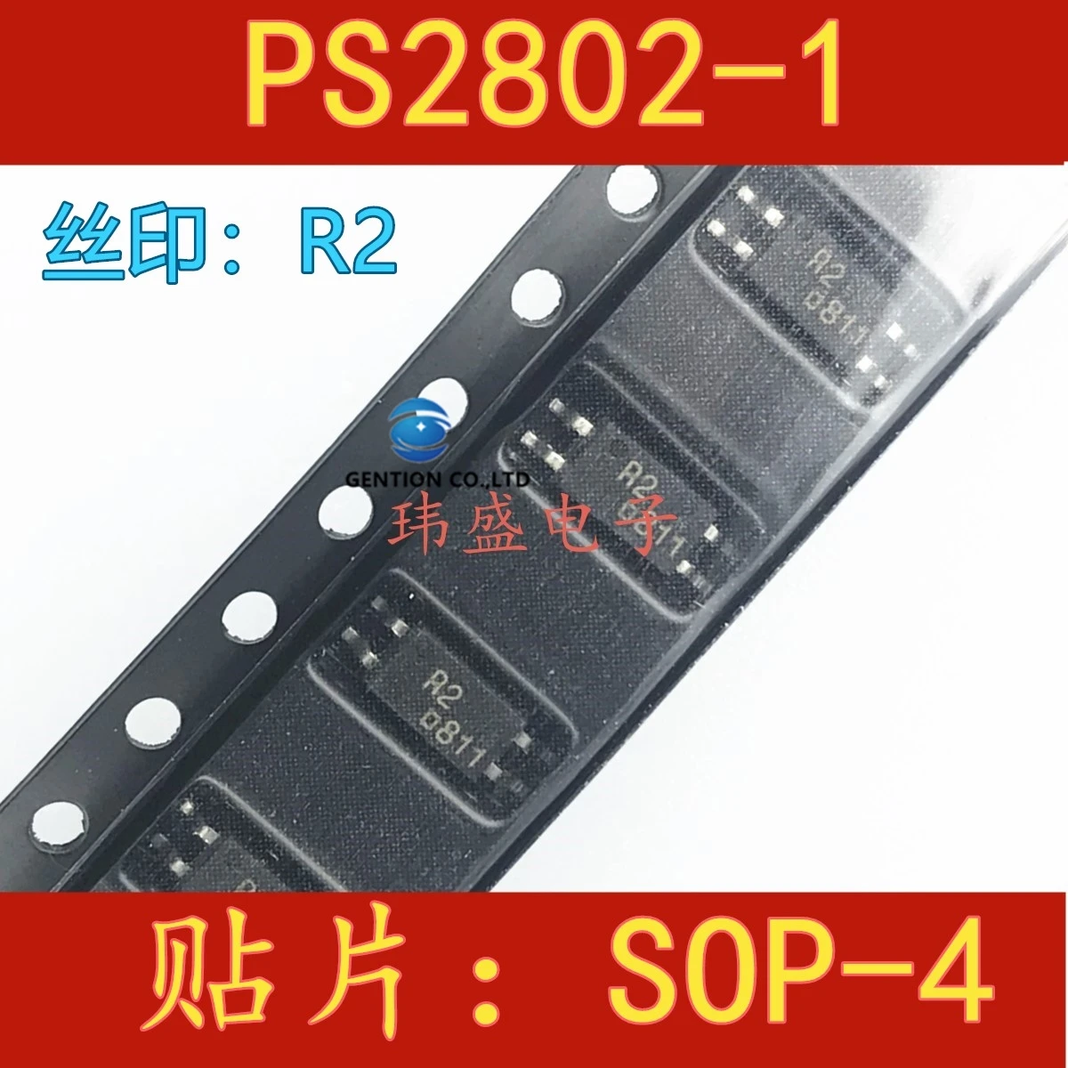 10PCS PS2802-1 PS2802-1-F3-A SOP4  light coupling silk-screen R2 in stock 100% new and original
