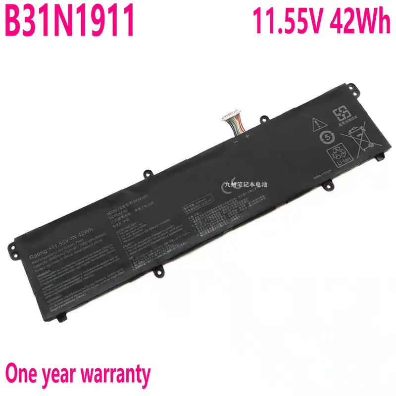 

11.55V 42Wh B31N1911 Laptop Battery For ASUS VivoBook Flip 14 TM420IA TP470EA M413DA M413DA-EK162T M413DA-EK007T X421DA X421EA