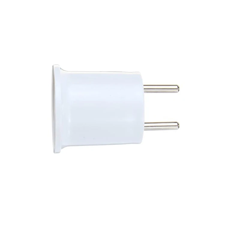1/5/10PCS 35mm E27 To EU Screw Socket Lamp Holder Straight Plug Adapter For Energy Saving Lamps LED Heads Camera Heads E2