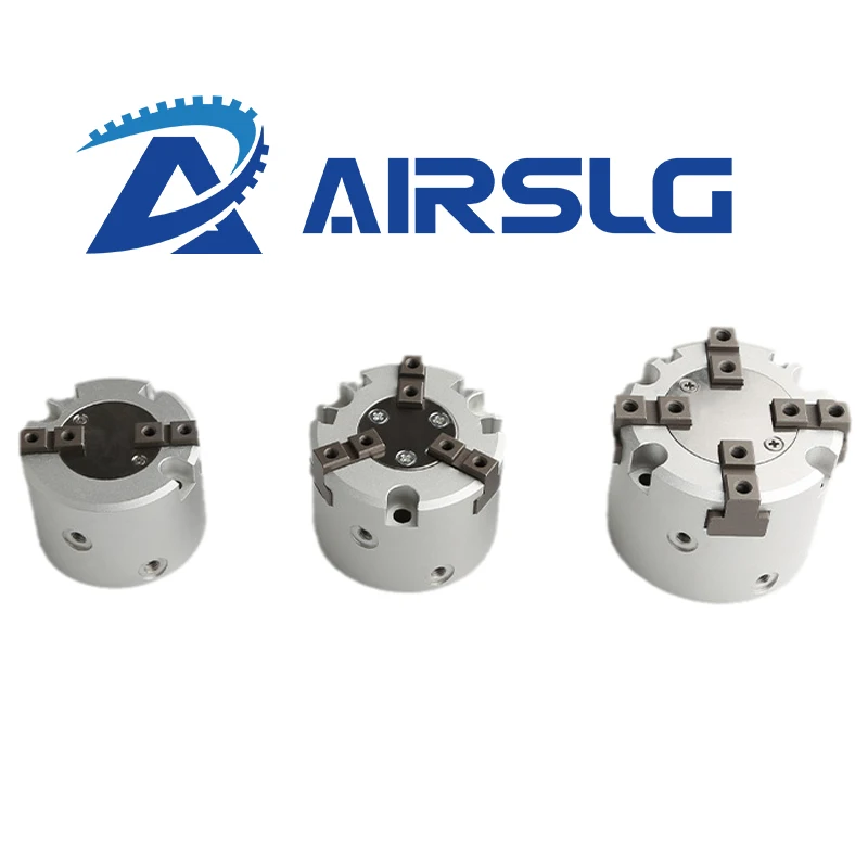 Free Ship AFR Brand Parallel Air Gripper Finger Claw MHS2-32D MHS3-40D 50D MHS4-63D 16D 20D 25D Pneumatic Aluminium Clamp Finger