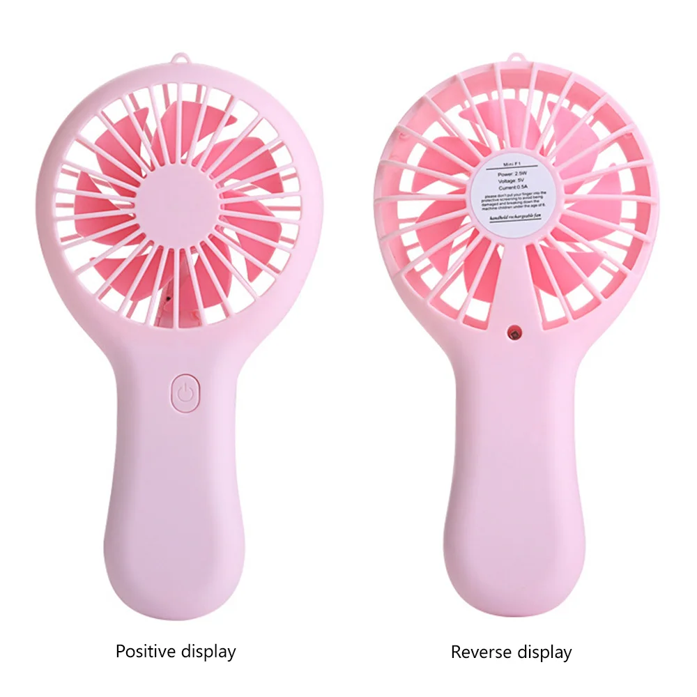 Portable Handheld Fan Usb Charging Fan Ultra-quiet Mini-student Office Mini-fan Cold Air Wind Outdoor Travel Cooling Fan