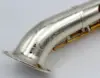 Cloche incurvée plaquée argent EM pro, type J, saxophone soprano droit, Saxello 3